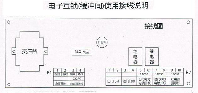 電子互鎖裝置(緩沖間)使用接線說(shuō)明